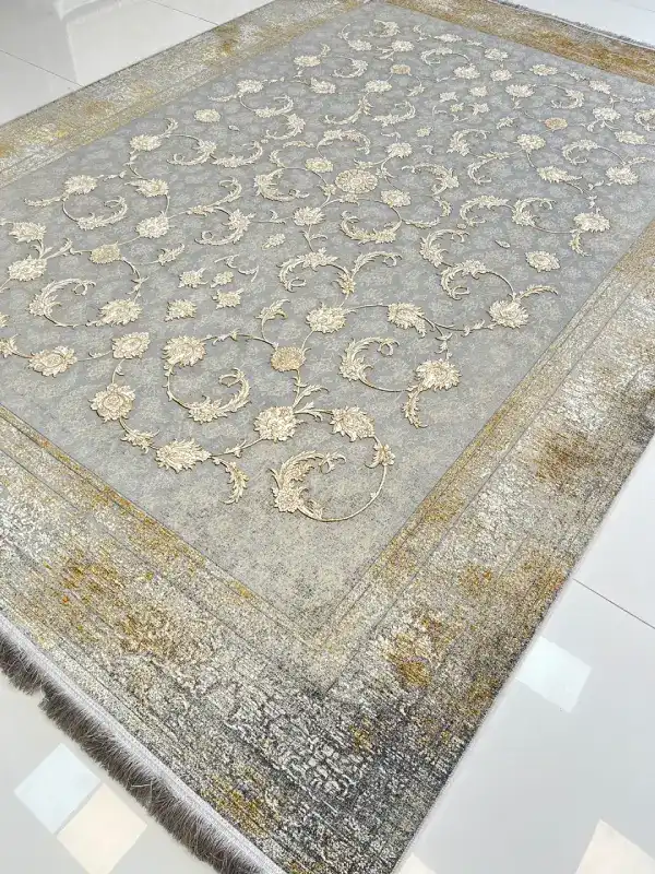 مدل فرش طوسی جدید + مدل فرش طوسی جدید و دکوراسیونی لوکس و لاکچری