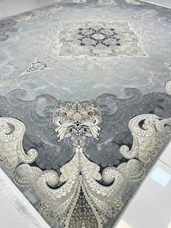 مدل فرش طوسی جدید + مدل فرش طوسی جدید و دکوراسیونی لوکس و لاکچری