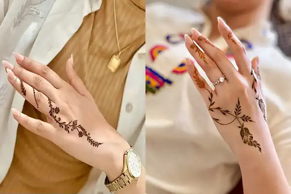 مدل حنا انگشتر + تلفیق هنر و فرهنگ با مدل حنا انگشتر ترند و جذاب