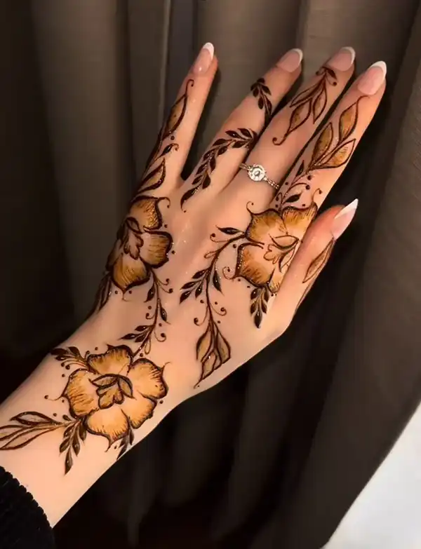 مدل حنا انگشتر + تلفیق هنر و فرهنگ با مدل حنا انگشتر ترند و جذاب
