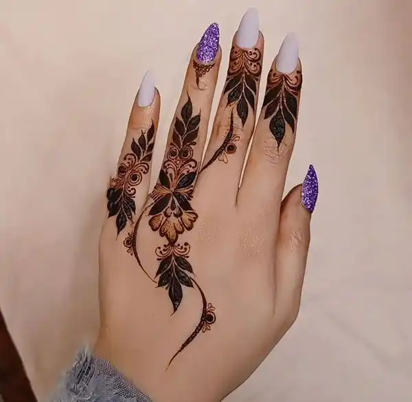 مدل حنا انگشتر + تلفیق هنر و فرهنگ با مدل حنا انگشتر ترند و جذاب