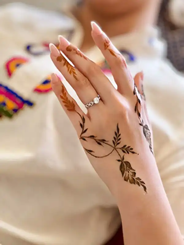 مدل حنا انگشتر + تلفیق هنر و فرهنگ با مدل حنا انگشتر ترند و جذاب
