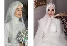 مدل حجاب عروسی + ما در این قسمت از مد و زیبایی چندین نمونه از استایل های مدل عروس محجبه را در اختیارتان قرار می‌دهیم جهت ایده گرفتن از آنها