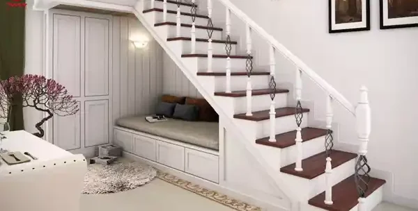 مدل جا کفشی زیر راه پله + مدل جا کفشی زیر راه پله خلاقانه و استفاده بهینه از فضای پِرت 