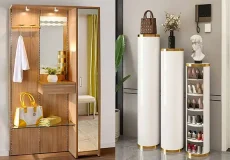 مدل جا کفشی ایستاده + مدلهای زیبا و ترند جا کفشی ایستاده برای دسترسی آسان و چینش زیبای کفش‌های شما