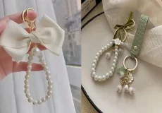 مدل جاکلیدی با مروارید + یک جاکلیدی زیبا و پینترستی با مدل جاکلیدی با مروارید