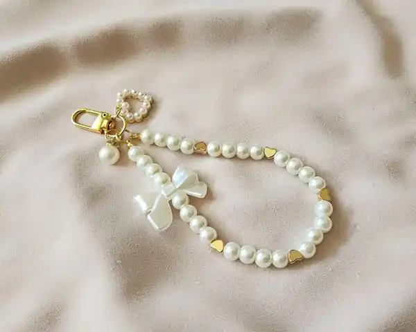 مدل جاکلیدی با مروارید +  یک جاکلیدی زیبا و پینترستی با مدل جاکلیدی با مروارید