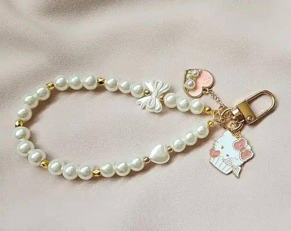 مدل جاکلیدی با مروارید +  یک جاکلیدی زیبا و پینترستی با مدل جاکلیدی با مروارید