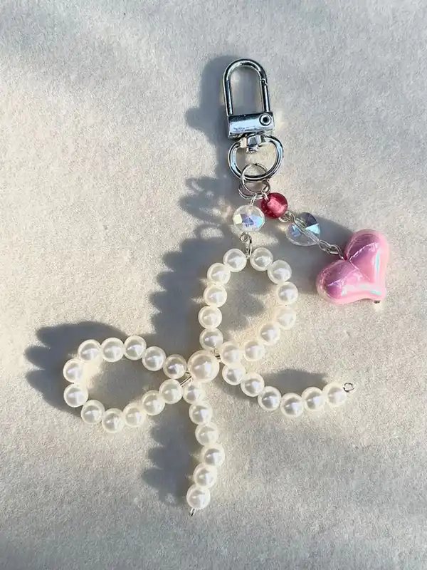 مدل جاکلیدی با مروارید +  یک جاکلیدی زیبا و پینترستی با مدل جاکلیدی با مروارید