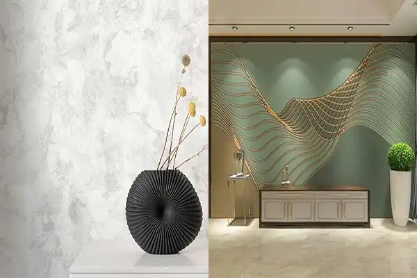 مدل کاغذ دیواری برای پذیرایی + مدل کاغذ دیواری با طرحهای مینیمال برای پذیرایی