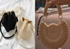 مدل کیف بافتنی مجلسی جدید + استایلی متفاوت و یونیک با مدل کیف بافتنی مجلسی جدید