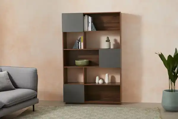 مدل کتابخانه برای اتاق خواب + تحول بینظیر در اتاق با مدل کتابخانه برای اتاق خواب