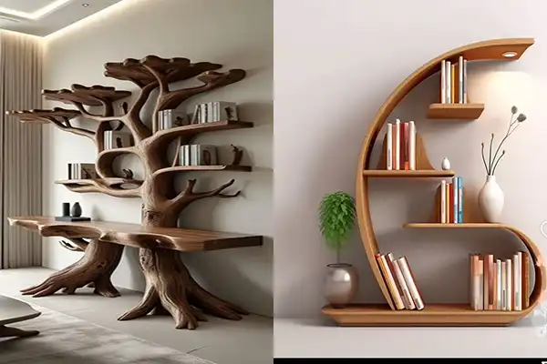 مدل کتابخانه ایستاده ساده + اتاقتان را منظم و جذاب کنید با مدلهای کتابخانه ایستاده ساده 