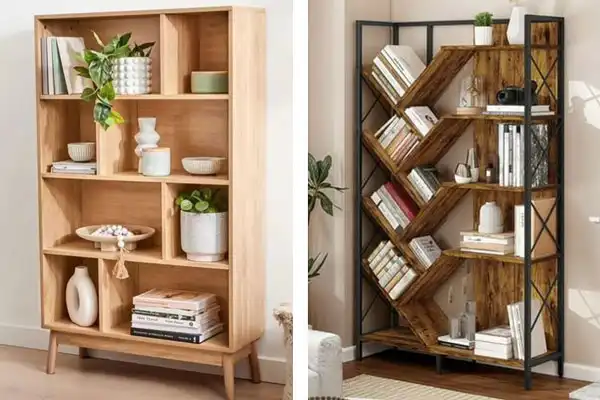 مدل کتابخانه ایستاده ساده + اتاقتان را منظم و جذاب کنید با مدلهای کتابخانه ایستاده ساده 