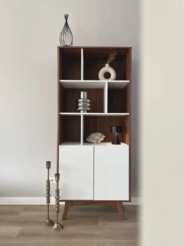 مدل کتابخانه ایستاده ساده + اتاقتان را منظم و جذاب کنید با مدلهای کتابخانه ایستاده ساده 