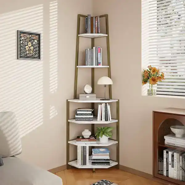 مدل کتابخانه ایستاده ساده + اتاقتان را منظم و جذاب کنید با مدلهای کتابخانه ایستاده ساده 
