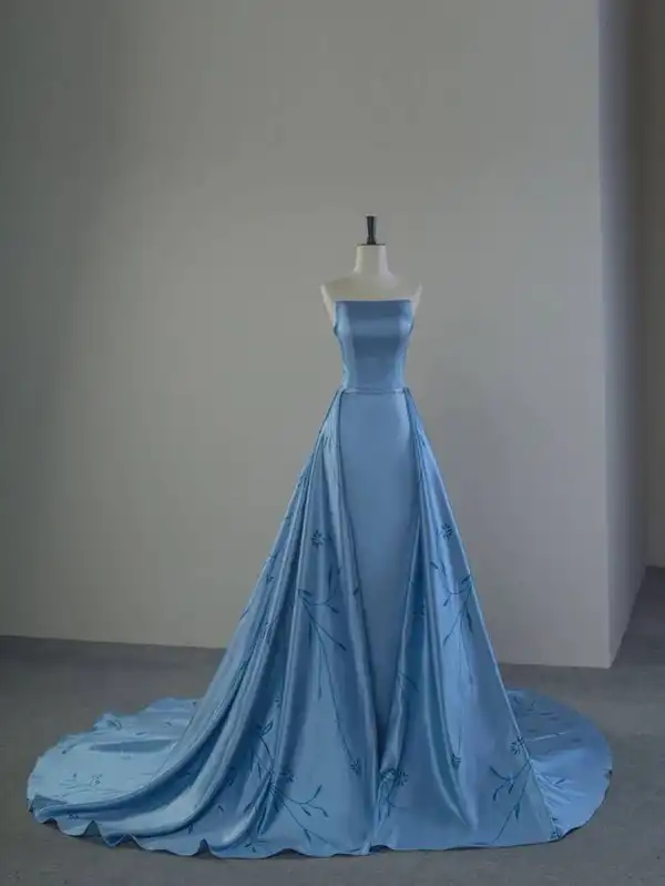 مدل لباس مجلسی با ساتن + مدل لباس مجلسی با ساتن گزینه ای برای ظاهر جذاب و لاکچری