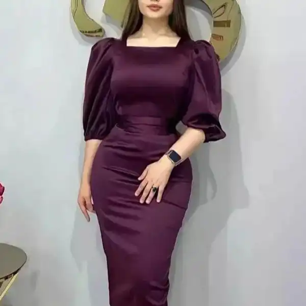 مدل لباس مجلسی با ساتن + مدل لباس مجلسی با ساتن گزینه ای برای ظاهر جذاب و لاکچری