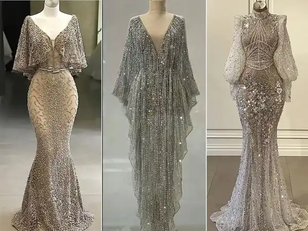 مدل لباس مجلسی برای عروسی + مدل لباس مجلسی کارهای مزونی لوکس برای عروسی