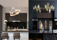 مدل لوستر برای آشپزخانه + ترکیبی از زیبایی کارایی با مدل لوستر برای آشپزخانه