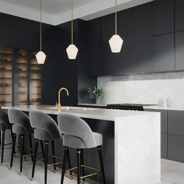 مدل لوستر برای آشپزخانه + ترکیبی از زیبایی کارایی با مدل لوستر برای آشپزخانه