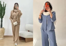 مدل مانتو با پارچه شانتون + مدلهای جدید و شیک مانتو با پارچه جذاب شانتون