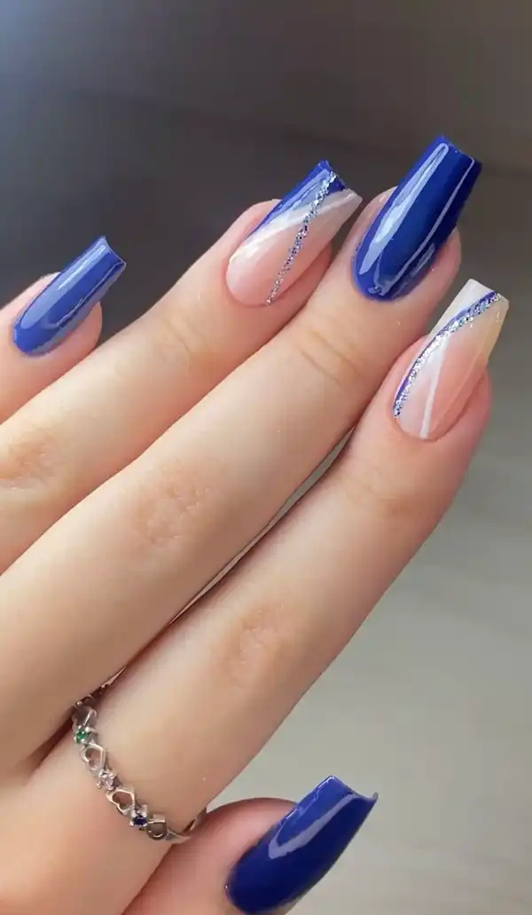 مدل ناخن ابی + مدل ناخن ابی ترند محبوب دخترانه با ظرافت و جذابیت بینظیر