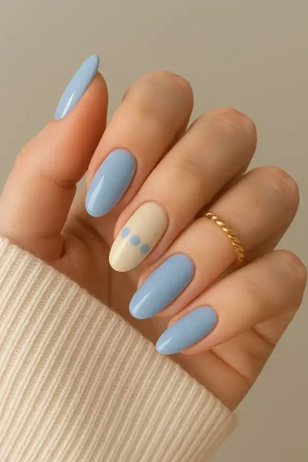 مدل ناخن ابی + مدل ناخن ابی ترند محبوب دخترانه با ظرافت و جذابیت بینظیر