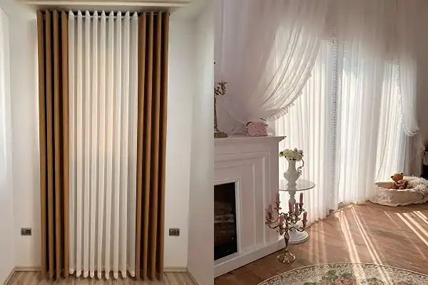 مدل پرده مینیمال + گرایش بیشتر به سادگی با مدل پردههای مینیمال شیک و ترند