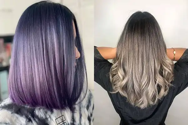 مدل رنگ مو آمبره + چهره شاداب تر با مدل رنگ مو آمبره با طیف رنگی گسترده