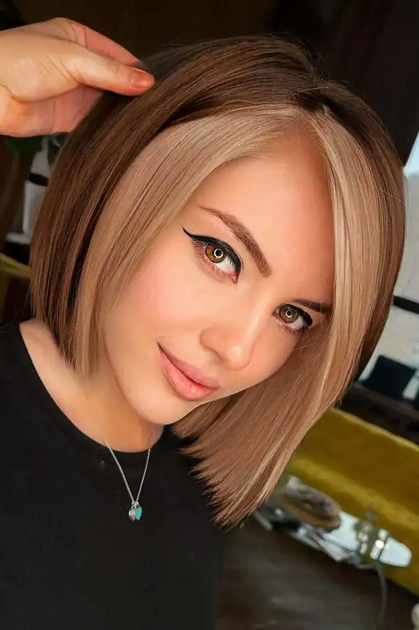 مدل رنگ مو فیس فریم + با مدل رنگ مو فیس فریم، چهره‌تان را قاب کنید