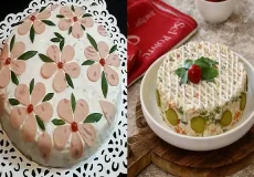مدل سالاد الویه ساده + جدیدترین تزیینات مدل سالاد الویه ساده برای مهمانی و مجالس