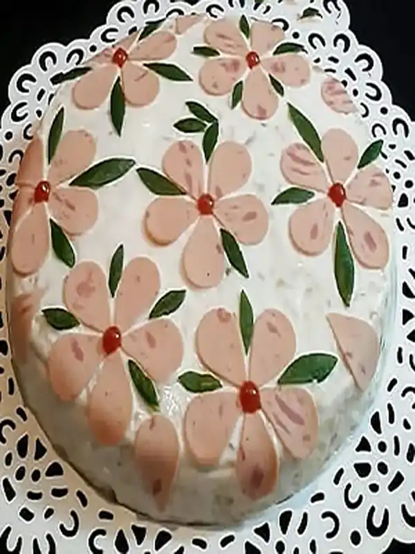 مدل سالاد الویه ساده + جدیدترین تزیینات مدل سالاد الویه ساده برای مهمانی و مجالس 