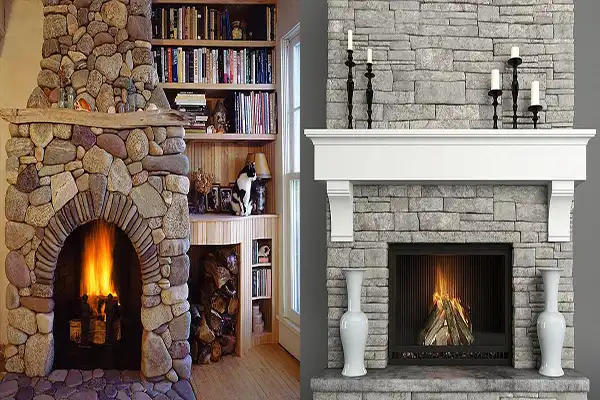 مدل شومینه سنگی + خلق فضایی چشم نواز و جذاب با شومینه های سنگی در نشیمن