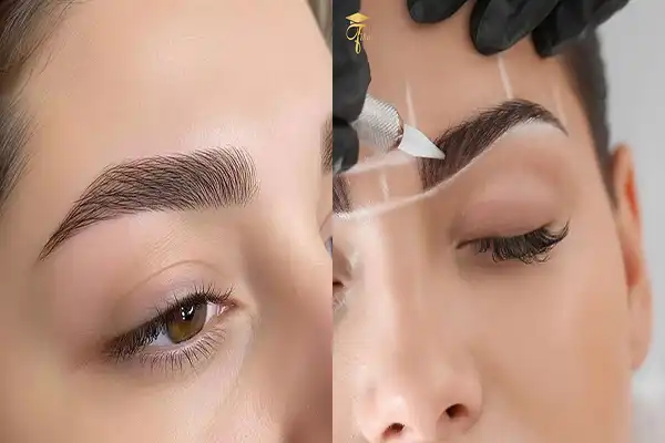 مدل تاتو ابرو جدید + ابروهایی قرینه،پرپشت و طبیعی با مدل تاتو ابرو جدید