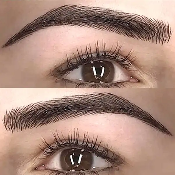 مدل تاتو ابرو جدید + ابروهایی قرینه،پرپشت و طبیعی با مدل تاتو ابرو جدید