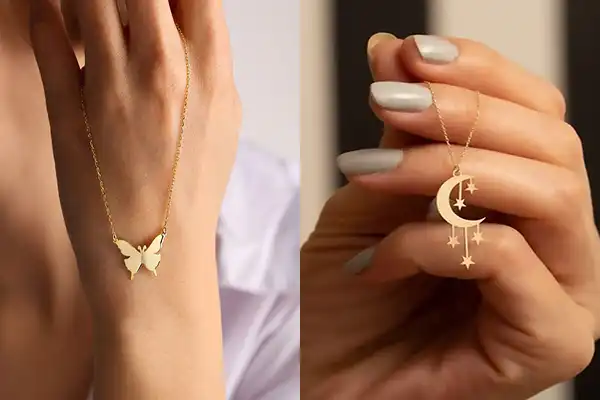 مدل تو گردنی لاکچری + مدل تو گردنی لاکچری از شیک ترین انواع زیورآلات