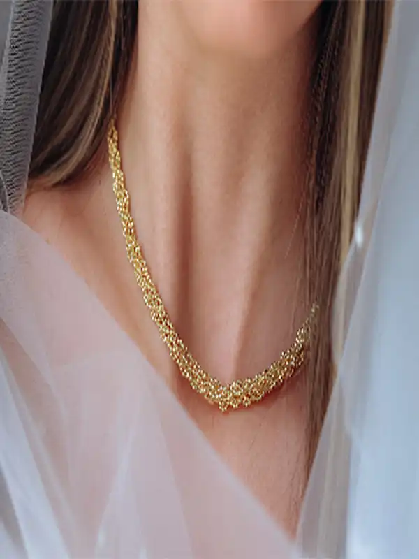 مدل زنجیر طلا ایتالیایی زنانه + مدل زنجیر طلا ایتالیایی زنانه محبوب و کلاسیک