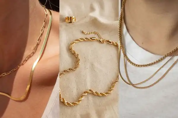 مدل زنجیر طلا ایتالیایی زنانه + مدل زنجیر طلا ایتالیایی زنانه محبوب و کلاسیک