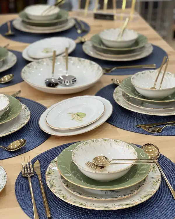 مدل ظرف غذاخوری جدید + میزی جذاب و چشمگیر با مدل ظرف غذاخوری جدید