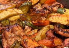 طرز تهیه مرغ با سبزیجات رژیمی