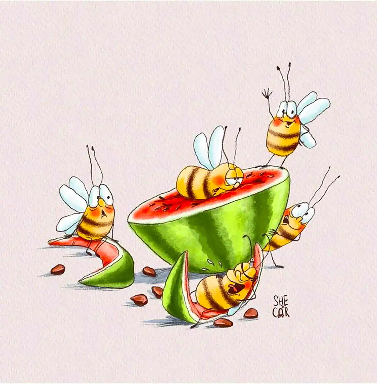 نقاشی سه بعدی با مداد رنگی