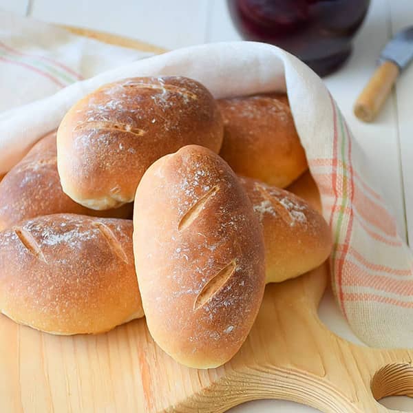 طرز تهیه نان دینر, دستور پخت نان دینر رول