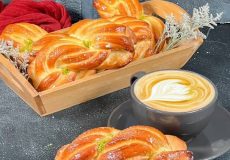طرز تهیه نان مارپیچی