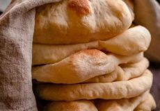 طرز تهیه نان پیتا