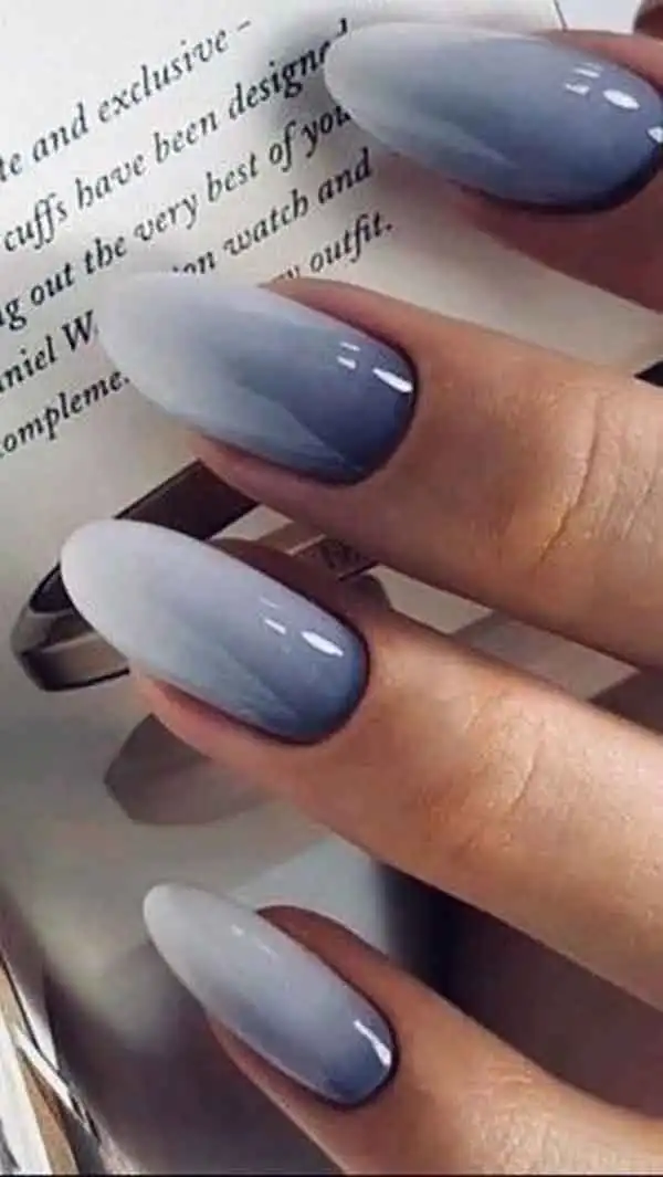 ناخن امبره سفید ابی + ناخن امبره سفید ابی ترند محبوب در دنیای زیبایی ناخن