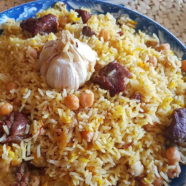 طرز تهیه نخود پلو
