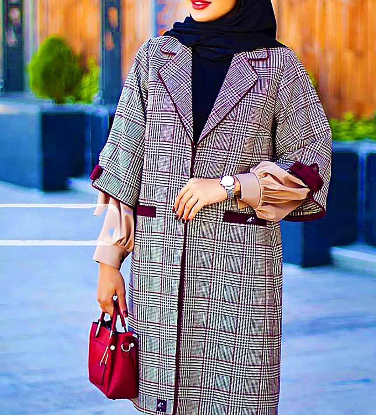 پالتو ترند رنگی زمستونی