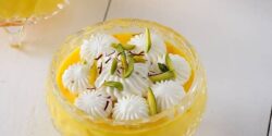 طرز تهیه پاناکوتا زعفرانی مجلسی و با طعمی بی نظیر