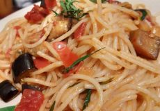 طرز تهیه پاستا بادمجان